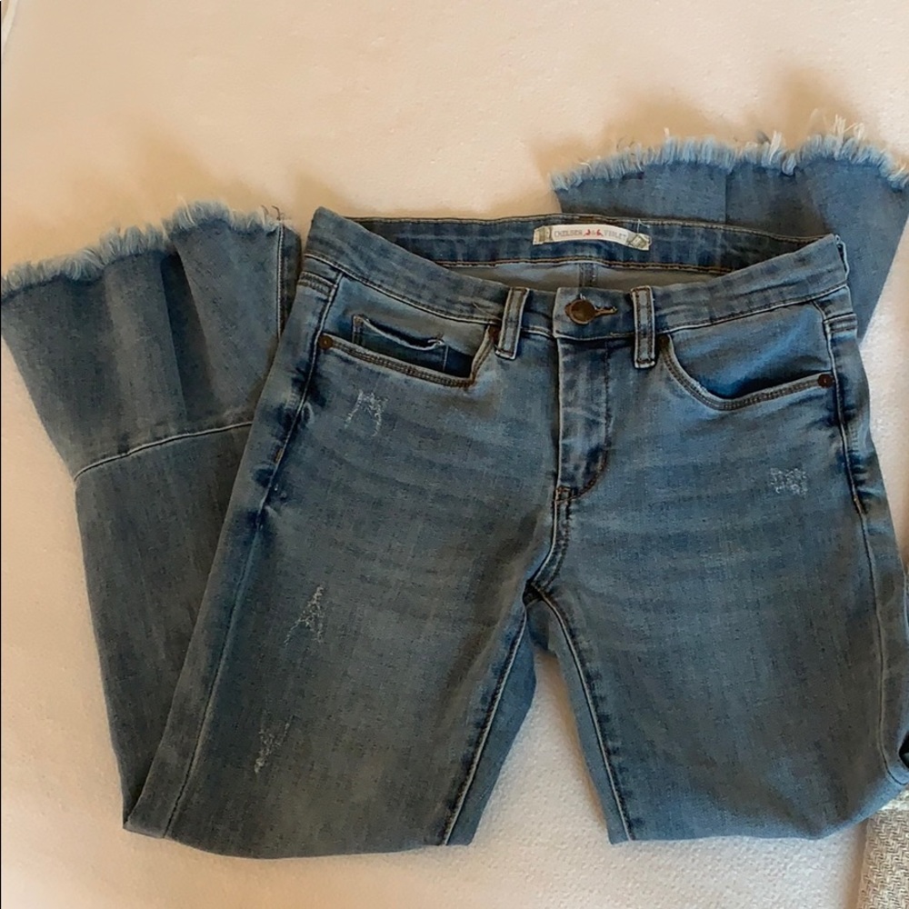 Chelsea & Violet Ruffle Jeans